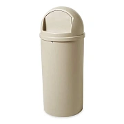 Урна уличная Rubbermaid Marshal Classic 56.8л, бежевая, FG816088BEIG