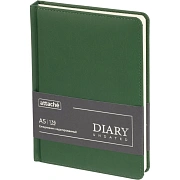 Ежедневник недатированный ATTACHE Classic А5,140х200мм,136л, темно-зеленый