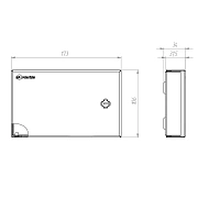 Сушилка для рук Merida ESM001, 1200Вт, 60м/с, серая, встраиваемая