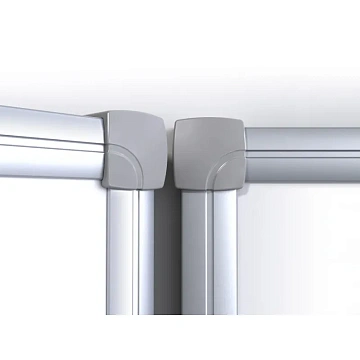 Доска магнитно-маркерная 100х300 2-створ. эмаль