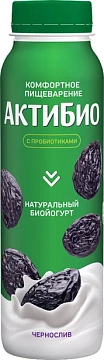 Йогурт питьевой Актибио чернослив 1.5%, 260г