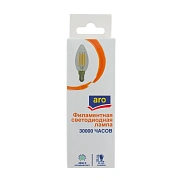aro Лампа светодиодная филаментная E14 4000K Led 7Вт свеча