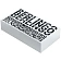 Ластик Berlingo 'Monochrome', прямоугольный, 45*25*10мм