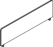 Экран акустический XAFP 1765 Bravo blue 1760х30х500 RAND Acoustic