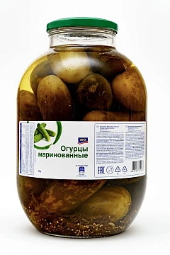 aro Огурцы маринованные, 3кг