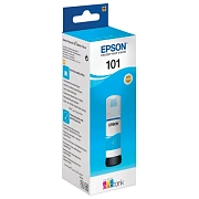 Чернила EPSON 101 (T03V24) для СНПЧ L4150/ L4160/ L6160/ L6170/ L6190, голубые, ОРИГИНАЛЬНЫЕ, C13T03