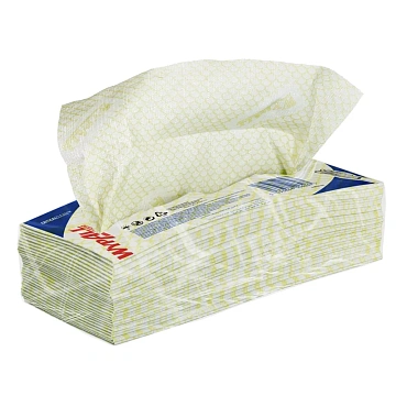 Протирочные салфетки Kimberly-Clark WypAll Х50 7443, листовые, 50шт, 1 слой, желтые