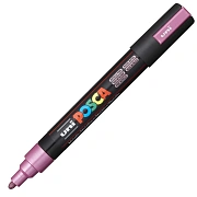 Маркер акриловый Uni Posca PC-5M розовый металлик, 1.8 - 2.5 мм, круглый