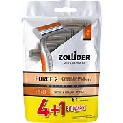 Станок для бритья Zollider Force 2 Pro одноразовый, 5шт