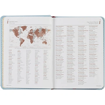 Ежедневник недатированный А6+ VELVET (ЗЕФИРНЫЙ ГОЛУБОЙ) 3-495/35