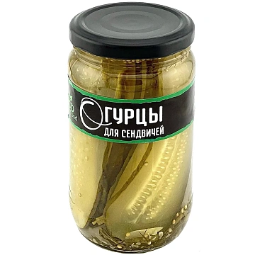 Огурцы EcoFood для сэндвичей, 350г