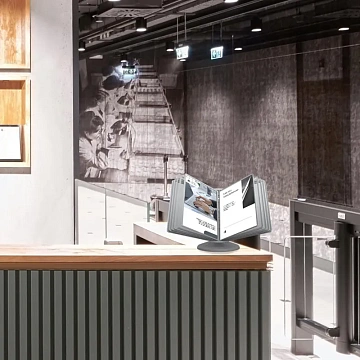 Демосистема настольная А4, 10 панелей, серый