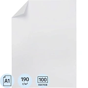 Ватман (бумага чертежная) ф.600х840мм,пл.190 г, пачка 100л, Сыкт