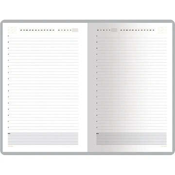 Ежедневник недатированный А5 Mercury темно-синий 272 стр. 3-435/08