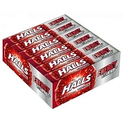 Карамель леденцовая Halls с кофеином, витамином В6 и вкусом колы, 25г x 12 шт