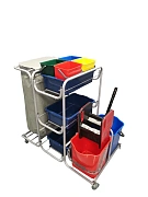 Комплексная тележка Eco-Force 2x25л, с отжимом