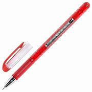 Ручка гелевая BRAUBERG 'Profi-Gel PRO', КРАСНАЯ, линия письма 0,4 мм, игольчатый наконечник 0,5 мм, печать на корпусе, 144126