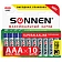 Батарейки КОМПЛЕКТ 10 шт., SONNEN Super Alkaline, AAA (LR03, 24А), алкалиновые, мизинчиковые, короб,