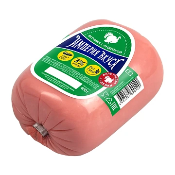 Ветчина с индейкой Империя вкуса вареная, 400г