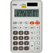 Калькулятор карманный Deli EM120,12-р, дв.пит., 118x70мм, белый