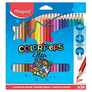 Набор цветных карандашей Maped Color Peps 24 цвета, 183224