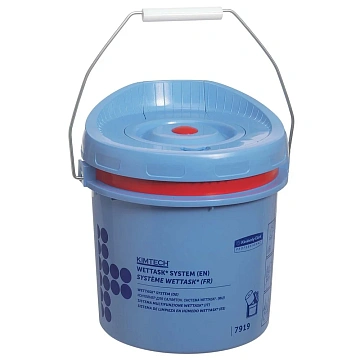 Ведро-диспенсер для протирочных салфеток Kimberly-Clark Wettask 7919, синий