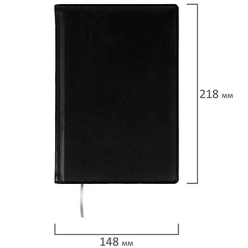 Набор GALANT 'Стандарт' (ежедневник А5, телефонная книга А5), черный, 124040