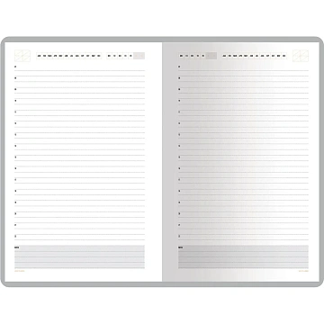 Ежедневник недатированный А5 Mercury темно-синий 272 стр. 3-435/08