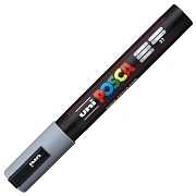 Маркер акриловый Uni Posca PC-5M серый, 1.8 - 2.5 мм, круглый