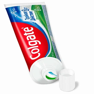 Зубная паста 150 мл COLGATE 'Натуральная мята', тройное действие, с фторидом, 6920354806926