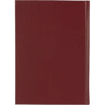 Ежедневник недатированный А5, Ideal бордовый 136л. 3-122/04 3-122/04