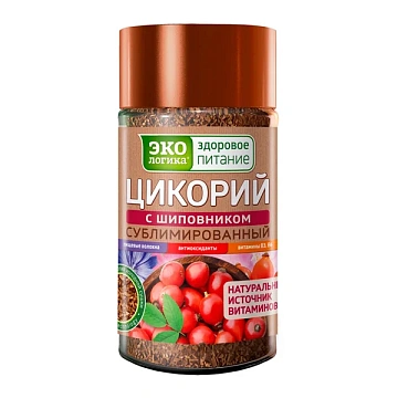 Цикорий Экологика с шиповником, 85г, стекло