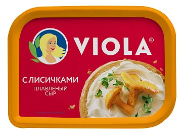 Сыр плавленый Viola с лисичками, 55%, 400г