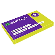 Самоклеящийся блок Berlingo 'Ultra Sticky', 50*75мм, 80л., зеленый неон