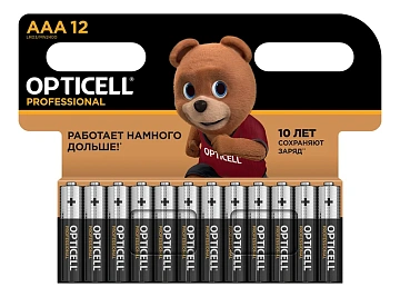 Батарейки Opticell Professional AAA, 12шт