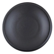 Тарелка обеденная Nuovacasa Sola Black, 27см