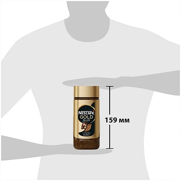 Кофе Nescafe Gold Barista Style раств.с молот.85г стекло