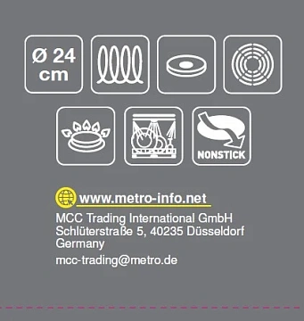 Tarrington House Сковорода Вок Соты 3ply, 28см