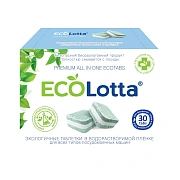 Таблетки для посудомоечной машины EcoLotta Premium, 30шт