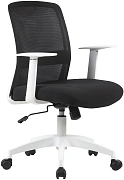 Кресло Cactus CS-WMC333-BK черный сиденье черный сетка/ткань низк.спин. крестов. пластик пластик бел