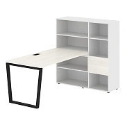 Рабочая станция EVRST 1215 Ясень Траун/Черный 1990х1250х1355 EDIS