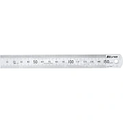 Линейка  измерительная 150х19 мм металлическая Micron 42158