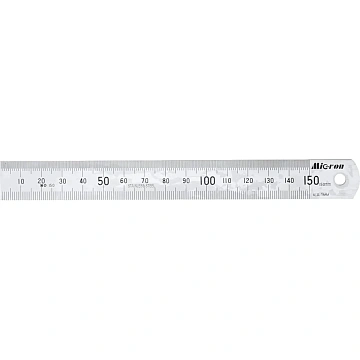 Линейка измерительная 150х19 мм металлическая Micron 42158