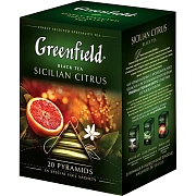 Чай Greenfield черный Sicilian Citrus, 20шт/1уп 1158-08