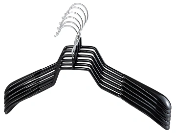 METRO PROFESSIONAL Плечики широкие нескользящие металлические, 6шт