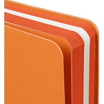 Ежедневник недатированный ATTACHE Soft touch А5,140х200мм, 136л,оранжевый