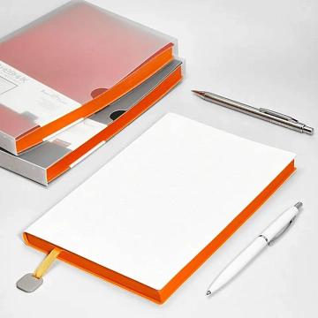 Ежедневник недатированный А5 Mercury белый 272 стр. 3-435/14