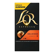 Кофе в алюминиевых капсулах L'OR 'Espresso Delizioso' для кофемашин Nespresso, 10 порций, ФРАНЦИЯ, 4