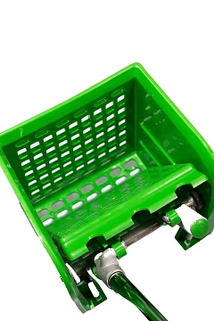 Тележка уборочная Vclean 20л, зеленая, с отжимом, IN0671