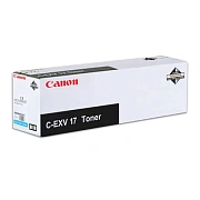 Тонер CANON (C-EXV17C) iR4080/4580/5185, голубой, оригинальный, ресурс 30000 стр., 0261b002